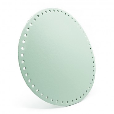 Round bag bottom 23 cm for crochet bags in Tiffany eco-leather | Tessiland