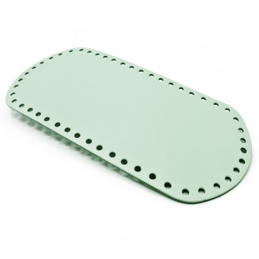 Fondo borsa 27X12 ovale in ecopelle made in Italy Tiffany