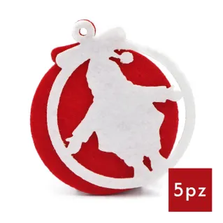 Felt Santa Claus Christmas Decorations | Tessiland
