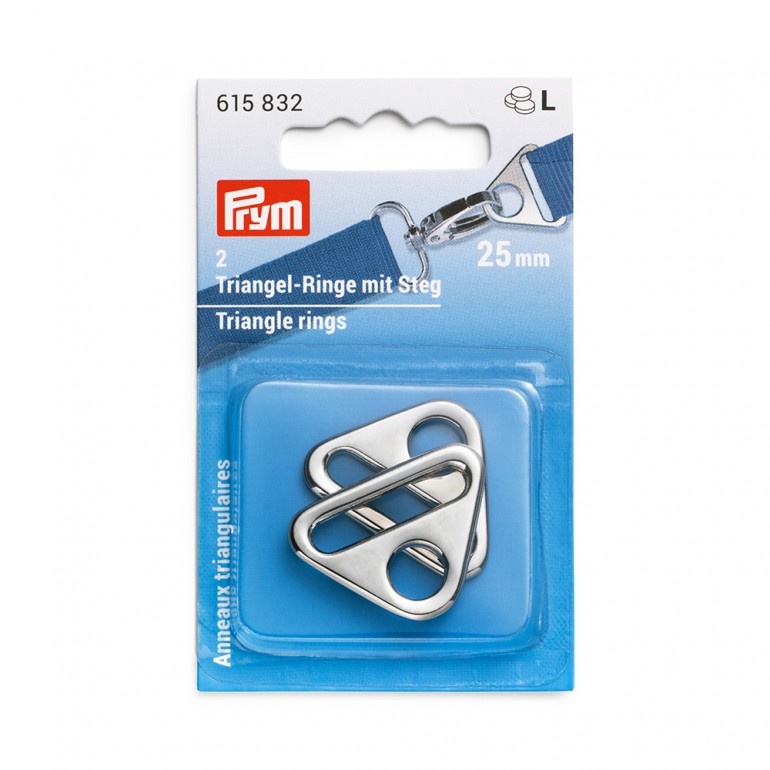 Silver Triangular Rings 25mm | Tessiland