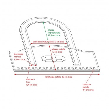 Vintage Eco Leather Bag Set Avio | Tessiland