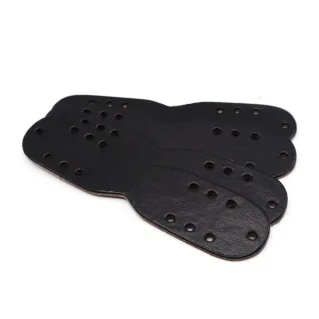 Anillos de soporte de ecol cuero para bolsos made in Italy 4pz Negro