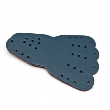 Reggi anello in ecopelle per borse made in Italy 4pz Navy