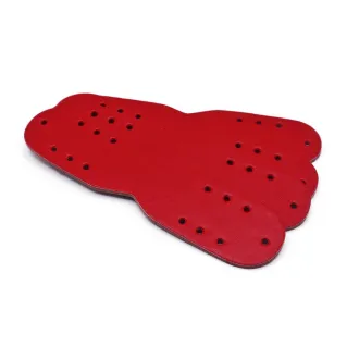 Anneaux en simili cuir pour sacs made in Italy 4pz Rouge