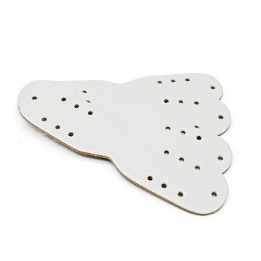 Sostenedor anillos ecopiel Blanco