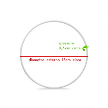 Acchiappasogni Cerchio in metallo smaltato 