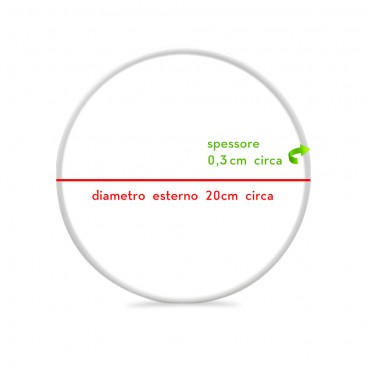 Acchiappasogni Cerchio in metallo smaltato 