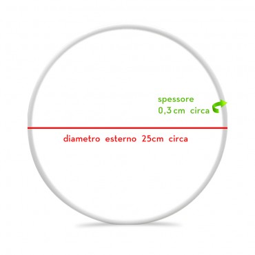 Acchiappasogni Cerchio in metallo smaltato 