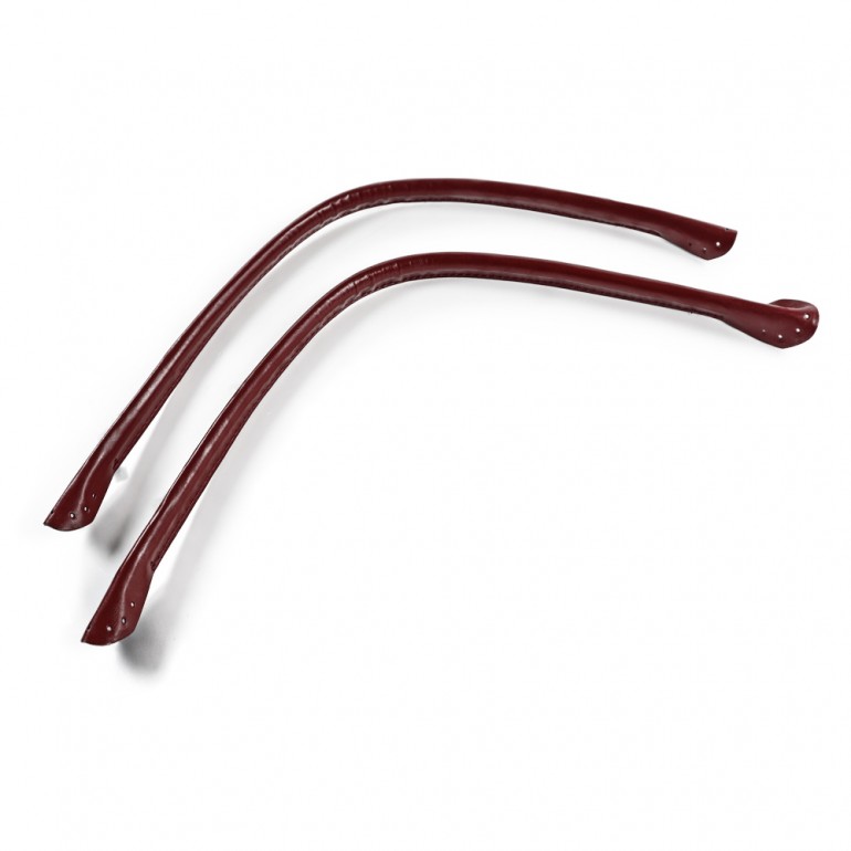 Crochet Handles for Bag in Eco-Leather Wave Tessiland Bordeaux