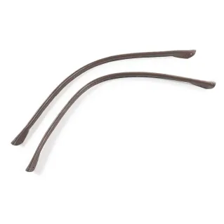 Wave Eco Leather Handles with Holes for Bags Made in Italy Tortora