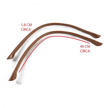 Crochet Handles for Bag in Eco-Leather Wave Tessiland Leather