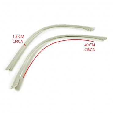 Asas de crochet para bolso en Ecopiel Wave Tessiland Marfil