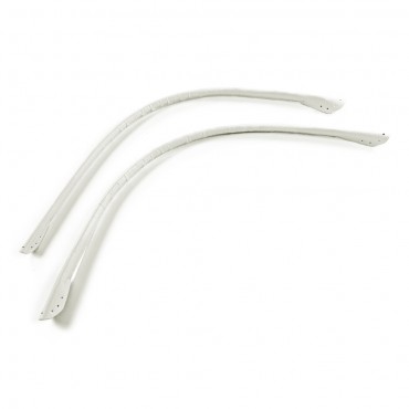 Crochet Handles for Bag in Eco-Leather Wave Tessiland White