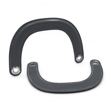 Handles DIOR Handmade Eco-Leather Handles in Gray: Refined Details Made in Italy | Tessiland