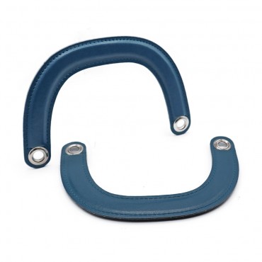 Handles DIOR Handmade Eco-Leather Handles in Navy: Refined Details Made in Italy | Tessiland