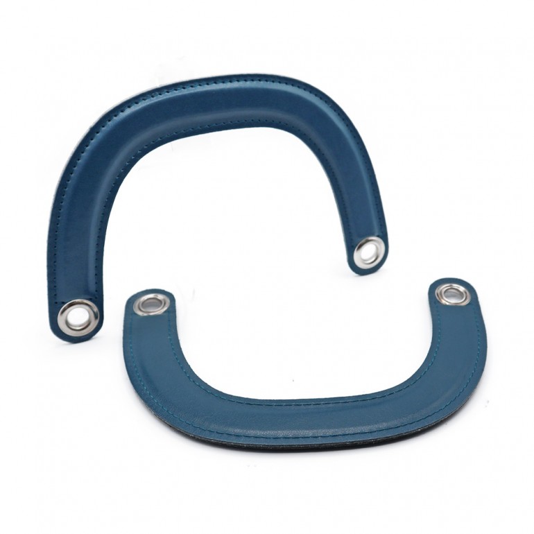 Handles DIOR Handmade Eco-Leather Handles in Navy: Refined Details Made in Italy | Tessiland