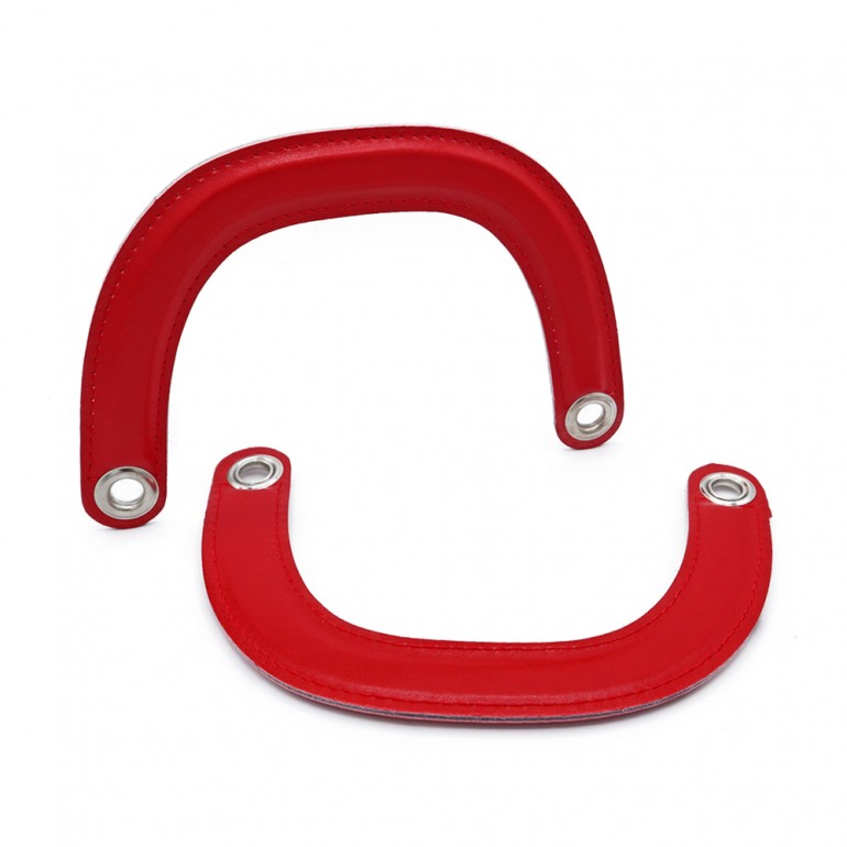 Handles DIOR Handmade Eco-Leather Handles in Red: Refined Details Made in Italy | Tessiland