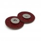 Burgundy Sewable Eco-Leather Magnetic Closures | Tessiland