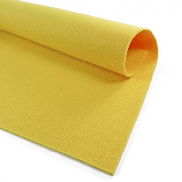 Foglio in feltro per borse decorazioni e creazioni fai da te Giallino
