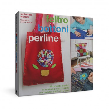 Libro Feltro bottoni perline