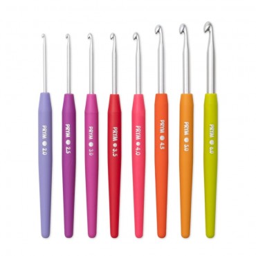 Set uncinetti assortiti Soft Touch da 7 a 12