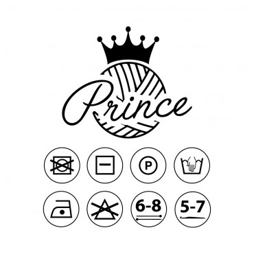 Ovillo mezcla mohair con lentejuelas forma de gota Prince Violeta Pálido 50 gramos | Tessiland