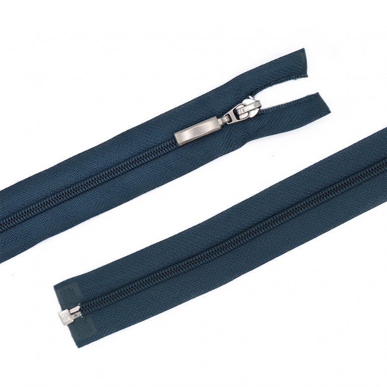Lampo Zip divisibile 74cm Denim