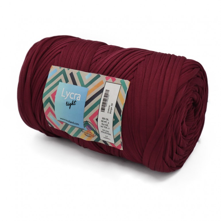 Ruban Lycra 300 grammes Bordeaux | Tessiland
