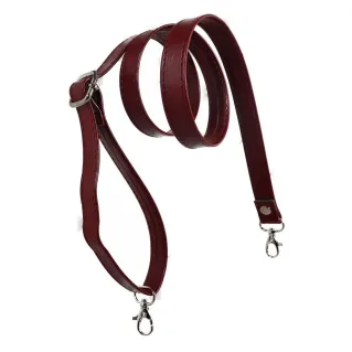 Bandolera de ecopiel Old Style ajustable para bolsas de bricolaje Bordeaux