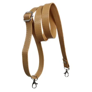Old Style Faux Leather Adjustable Shoulder Strap for DIY Bags Beige