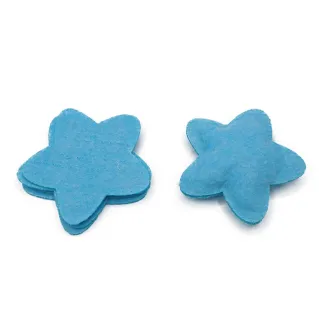 3D Felt Applications Laser Cut for Handmade Decorations Azzurro