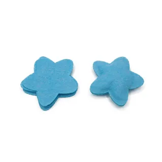 3D Felt Applications Laser Cut for Handmade Decorations Azzurro