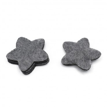 Pannolenci 3 D Stelle Grigio 7cm