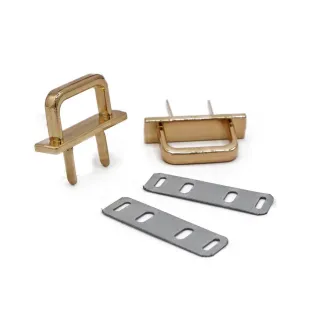 Puentes Arco para bolsos con aletas Oro
