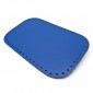 Fondo Ecopelle 28x18 con Angolo Arrotondato Bluette | Tessiland