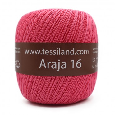 Araja filo di Scozia n16 gomitolo 100g Rosa
