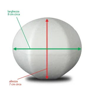 Hexagonal Styrofoam Ball 7 cm | Tessiland