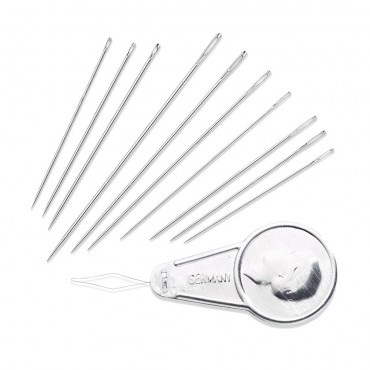Aiguilles assorties pour raccommodage et couture