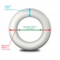 Sp109 Anillo Poliestireno 15cm