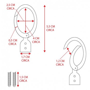 MA206-Snap hook-Drop-Bronze-1 pc