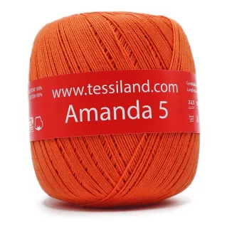 Amanda Fil d’Écosse n5 pelote 100g Arancio