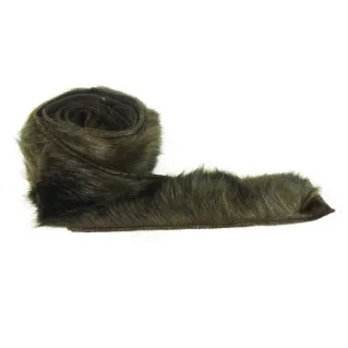 Eco friendly Fur with Internal Jersey 150cm Brown