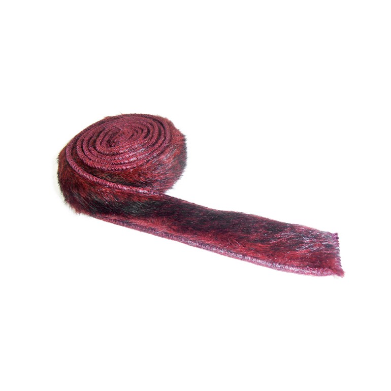 Fur - Mink_2cm-Burgundy-1.5 M