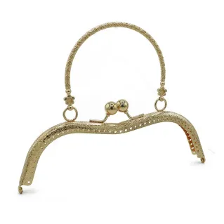 Cierre clic clac Glam con asa Oro