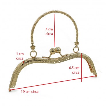 Clic clac Glam cm19 x 11 Glam Oro