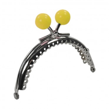 Chiusura clic clac Ball per portamonete Giallo