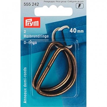 Anneaux Semi-Circulaires Prym Laiton antique | Tessiland