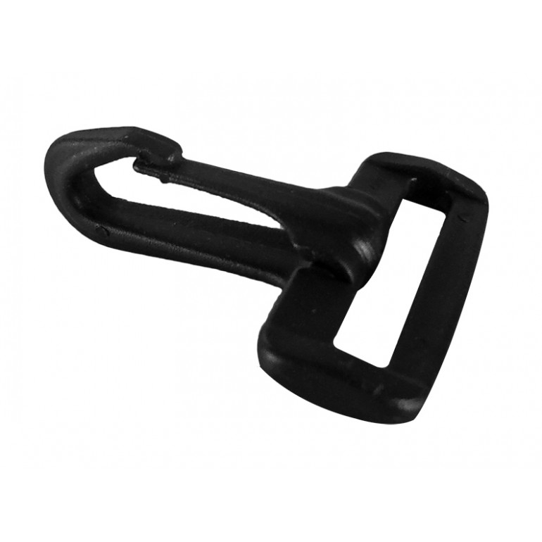 Moschettone nylon mm32 Nero