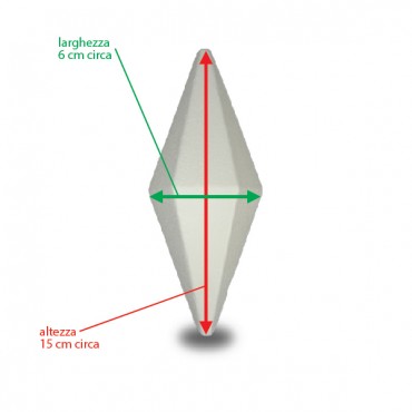 Sp117 Polystyrene Crystal - 15cm