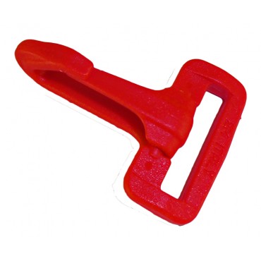 Moschettone nylon Rosso